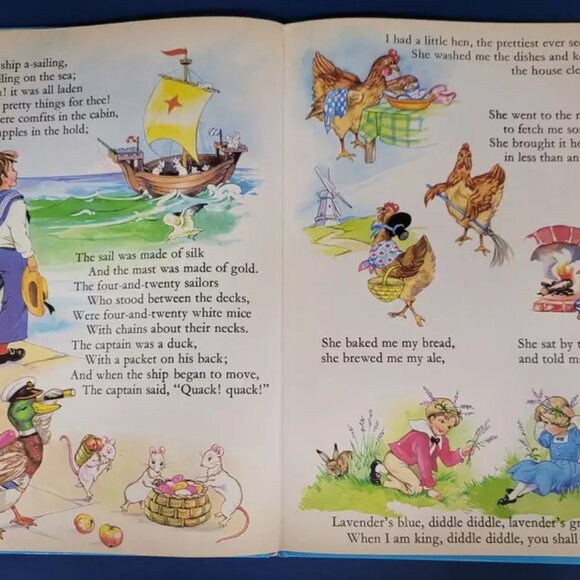 MY TREASURY OF RHYMES By Rene Cloke - Hardcover Dated 1984 Printed in Germany - Picture 6 of 13
